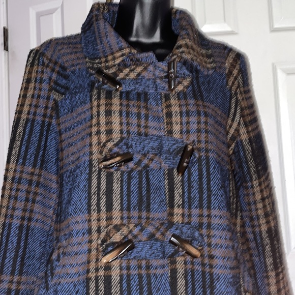 Vintage Dollhouse Tweed Plaid Jacket - Size 12 - Picture 2 of 12